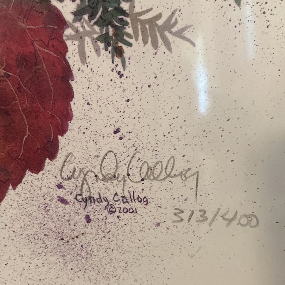 Cyndy Callog 2001 Autumn Chickadee Print - Picture 4 of 11